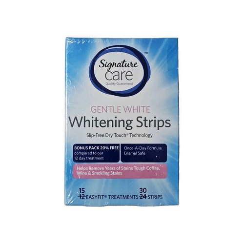 Gental white whitening strips - gental,